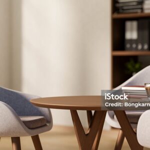 Modern Lounge Chair Set With Coffee Table